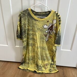 Yellow Graphic T-Shirt
